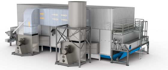 Stela Efisien Low Emission Particle Board PB OSB Low Temperature Belt Type Dryer